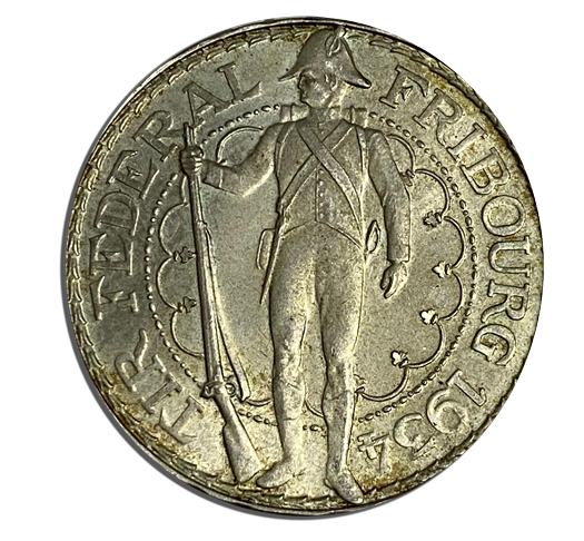 Pièce ancienne Fribourg en argent