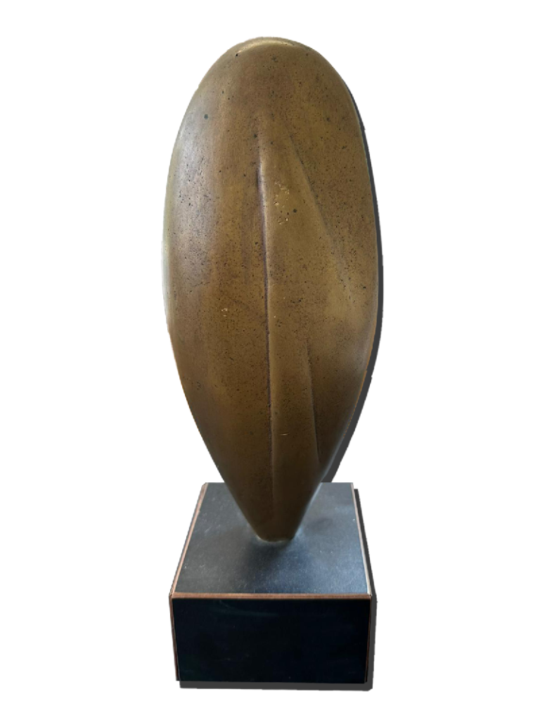 Œuvre sculptée en bronze ancien avec surfaces patinées. Bronze ancien, sculpture, antiquités