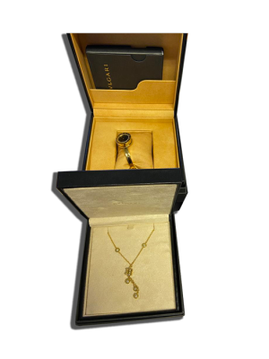 Parure bijoux vintage en écrin